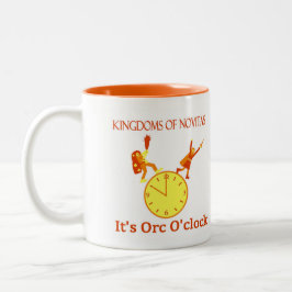 Orc Uhr-Kaffee-Tasse Zweifarbige Tasse