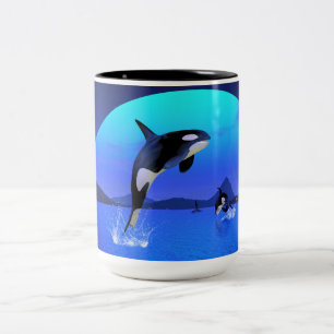 Orca 1 zweifarbige tasse