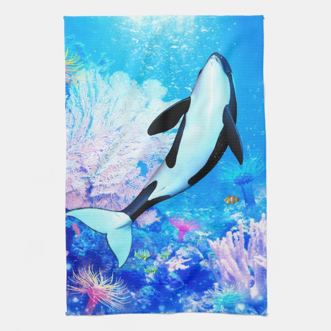 Orca 3 küchentuch (Vertikal)