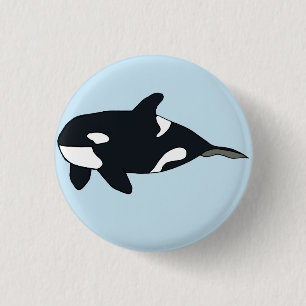 Orca Abzeichen Button