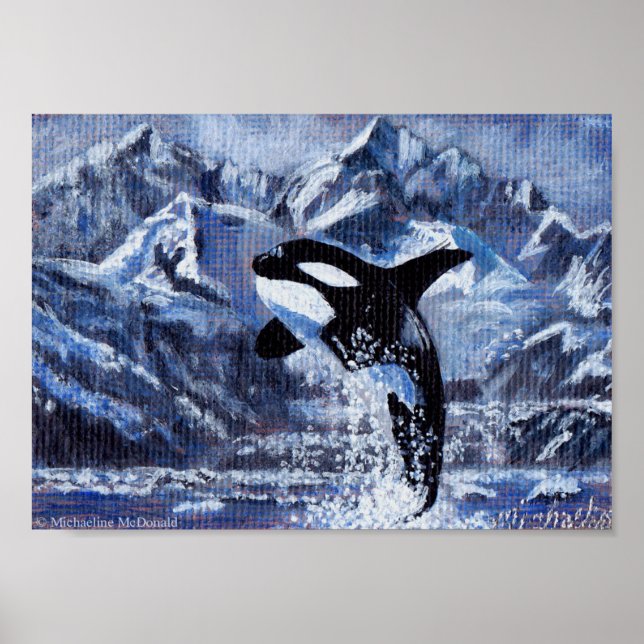 Orca Art Print Poster (Vorne)