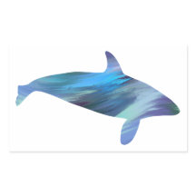 Orca-Aufkleber im Acrylstil