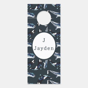 Orca Baby Boy Aquamarin Türanhänger