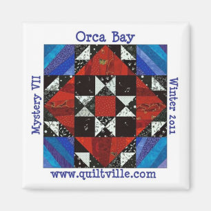Orca Bay Mystery Quiltville Magnet
