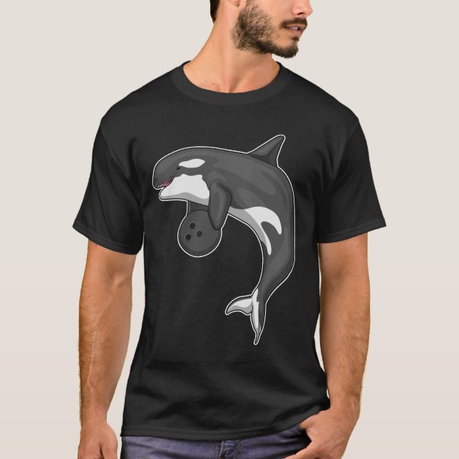 Orca Bowling Bowling T-Shirt (Vorderseite)