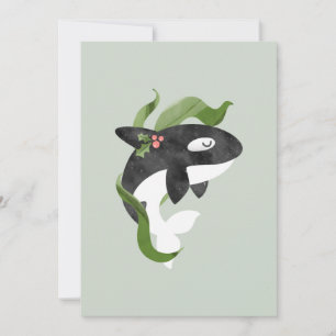 Orca Christmas Feiertagskarte