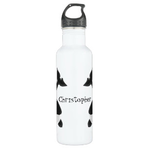 Orca Design einfach Name hinzufügen Trinkflasche
