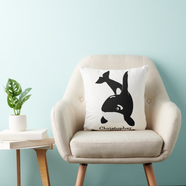 Orca-Design individuell gestaltet Kissen (Stuhl )