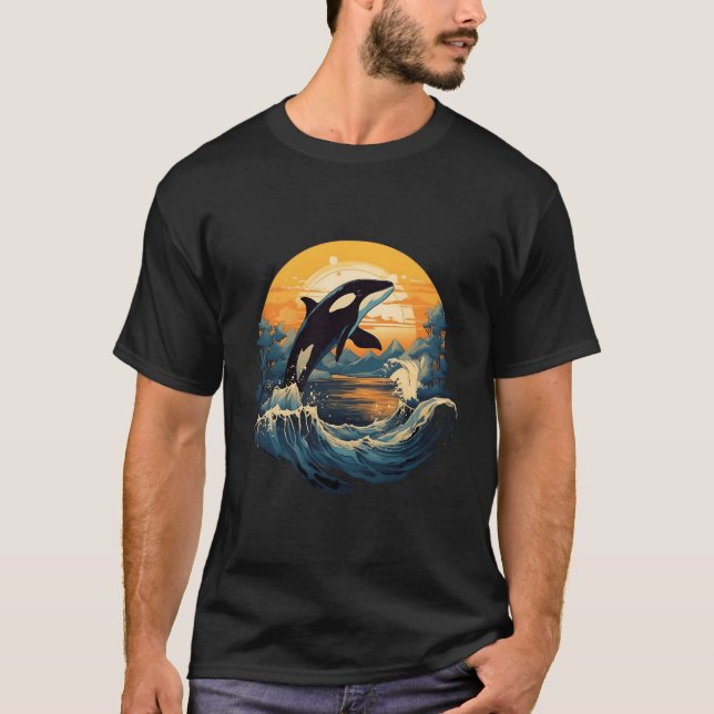 Orca Er Whale Orca T-Shirt (Vorderseite)