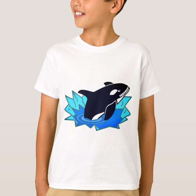 Orca, Fish, Penguin Enemy T-Shirt (Vorderseite)