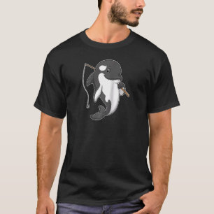 Orca Fishing Fisher Raglan Baseball Te T-Shirt