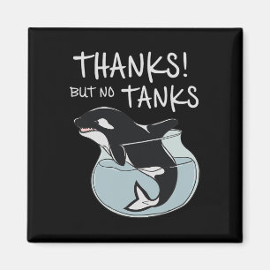 Orca Free Rettet die Wale Sozialkritik Ozean P Magnet