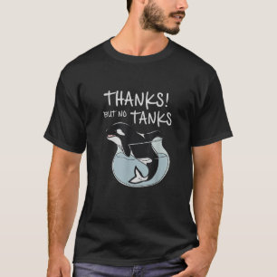 Orca Free Rettete die Wale Sozialkritik Ozean P T-Shirt
