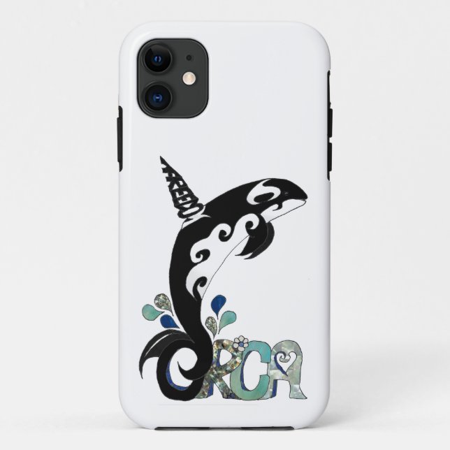 Orca Freedom Art Case-Mate iPhone Case (Rückseite)
