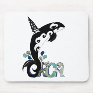 Orca Freedom Kunst Mousepad