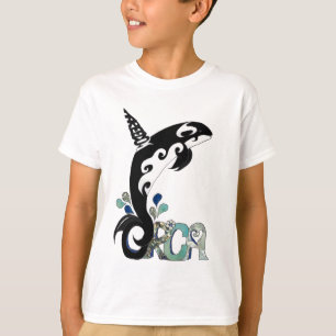 Orca Freedom Kunst T-Shirt