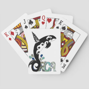 Orca-Freiheitskunst Spielkarten