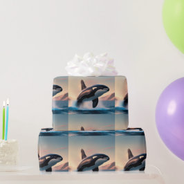 Orca Geschenkpapier