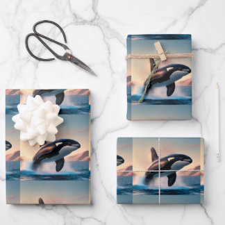 Orca Geschenkpapier Set