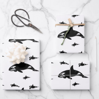 Orca Geschenkpapier Set