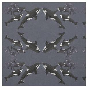 Orca-Gewebe-Mörder-personalisiertes Stoff