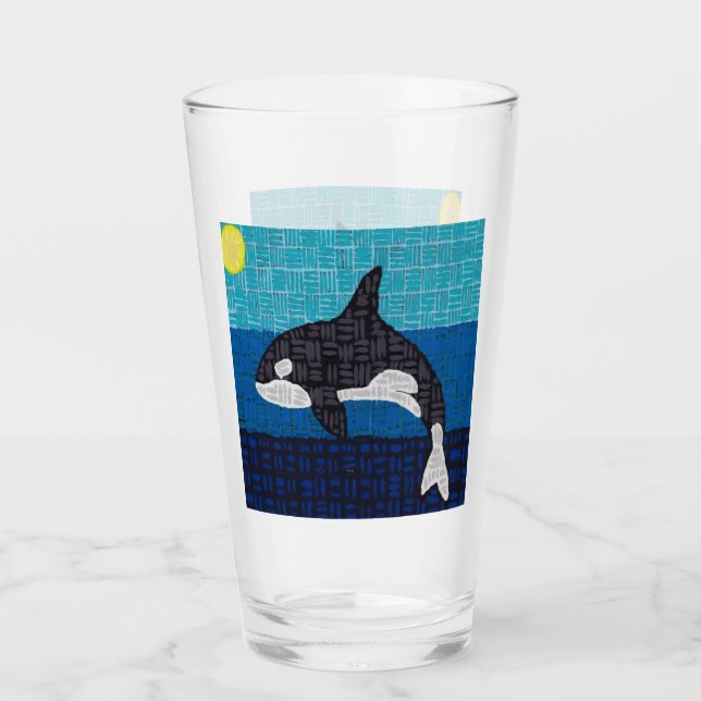 Orca - Glasbecher Glas (Vorderseite)