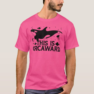 Orca Grafik für Frauen Kinderwale T-Shirt