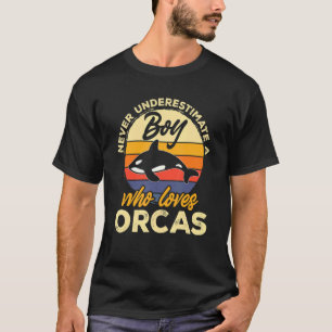 Orca Grafik für Jungen Männer Kinder Whale T-Shirt