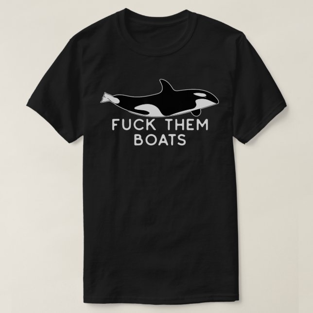 Orca greift sie an T-Shirt (Design vorne)