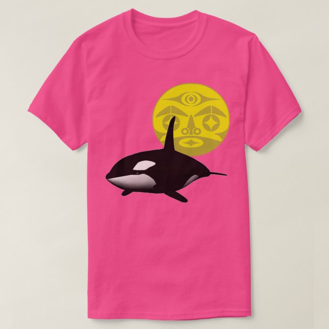Orca in der Sonne T-Shirt (Design vorne)