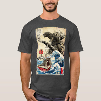 Orca in Japan Tapestry T-Shirt