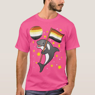 Orca in Space Gay Bärenstolz T-Shirt