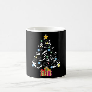 Orca Killer Wal & Weihnachtsbaum Kaffeetasse