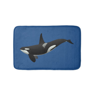Orca Killer Whale Bath Mat Badematte