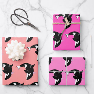 Orca Killer Whale Birthday Geschenkpapier Set