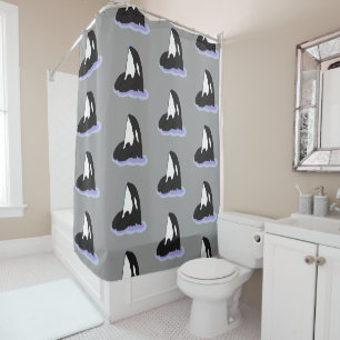 Orca Killer Whale Duschvorhang
