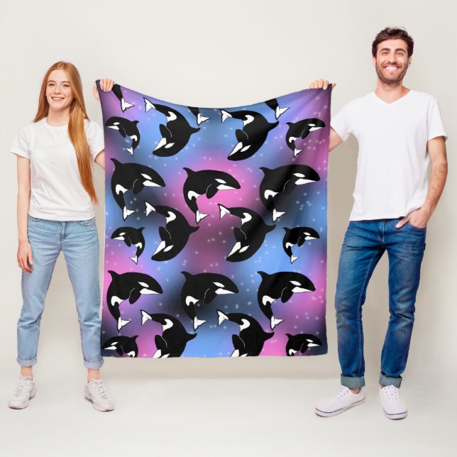 Orca Killer Whale Fleecedecke (Beispiel)