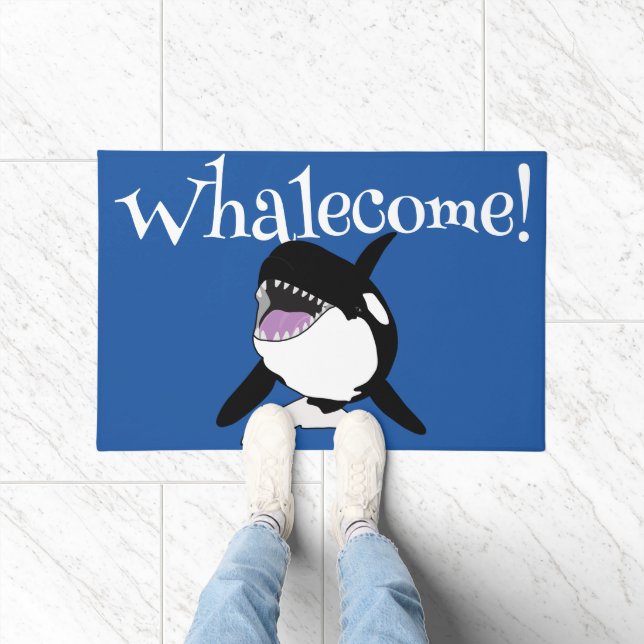 Orca Killer Whale Fußmatte (Indoor)