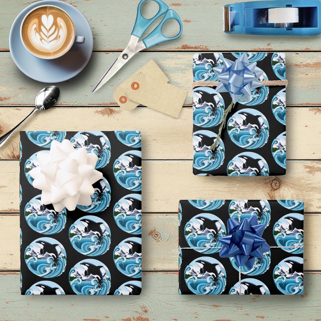 Orca Killer Whale Geschenkpapier Set (Von Creator hochgeladen)