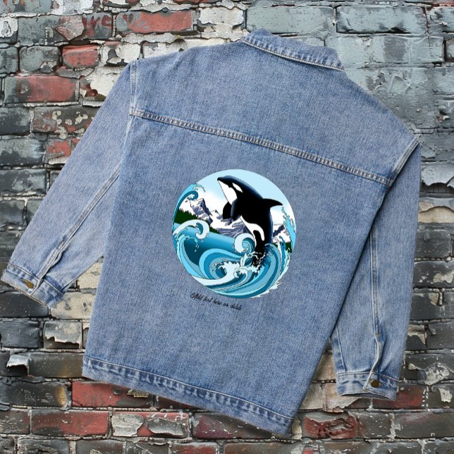 Orca Killer Whale Jeansjacke (Von Creator hochgeladen)