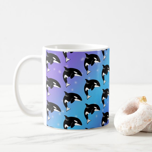 Orca Killer Whale Kaffeetasse (Mit Donut)