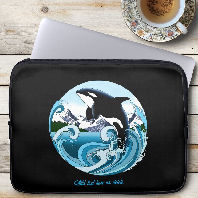 Orca Killer Whale Laptopschutzhülle (Von Creator hochgeladen)