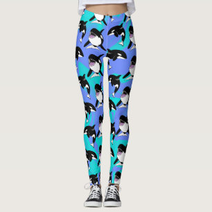 Orca Killer Whale Leggings