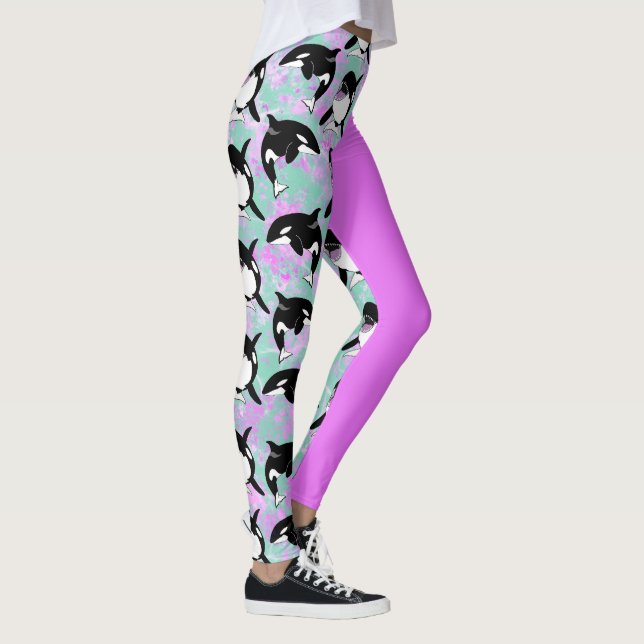 Orca Killer Whale Leggings (Rechts)