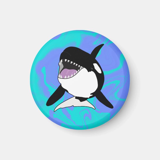 Orca Killer Whale Magnet (Vorne)