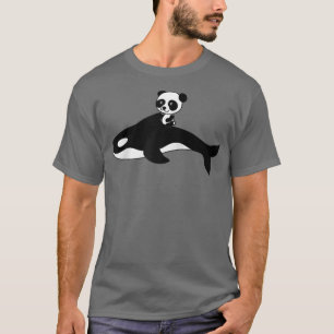 Orca Killer Whale Panda Bear Baby Geschenk Raglan  T-Shirt