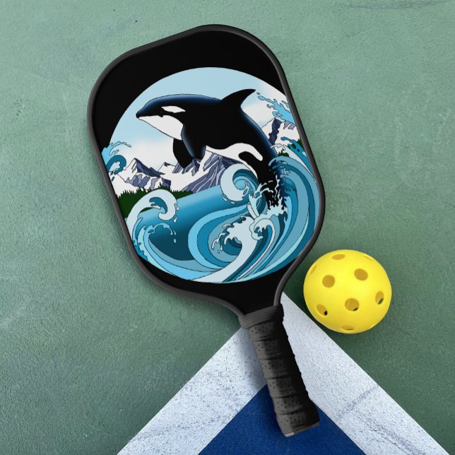Orca Killer Whale Pickleball Schläger (Von Creator hochgeladen)