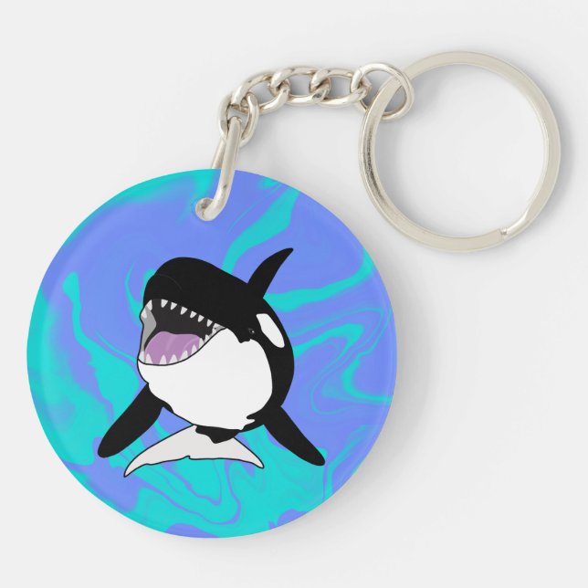 Orca Killer Whale Schlüsselanhänger (Rückseite)