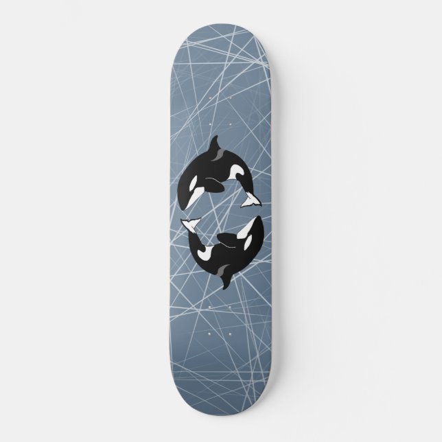 Orca Killer Whale Skateboard (Vorderseite)