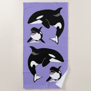 Orca Killer Whale Strandtuch
